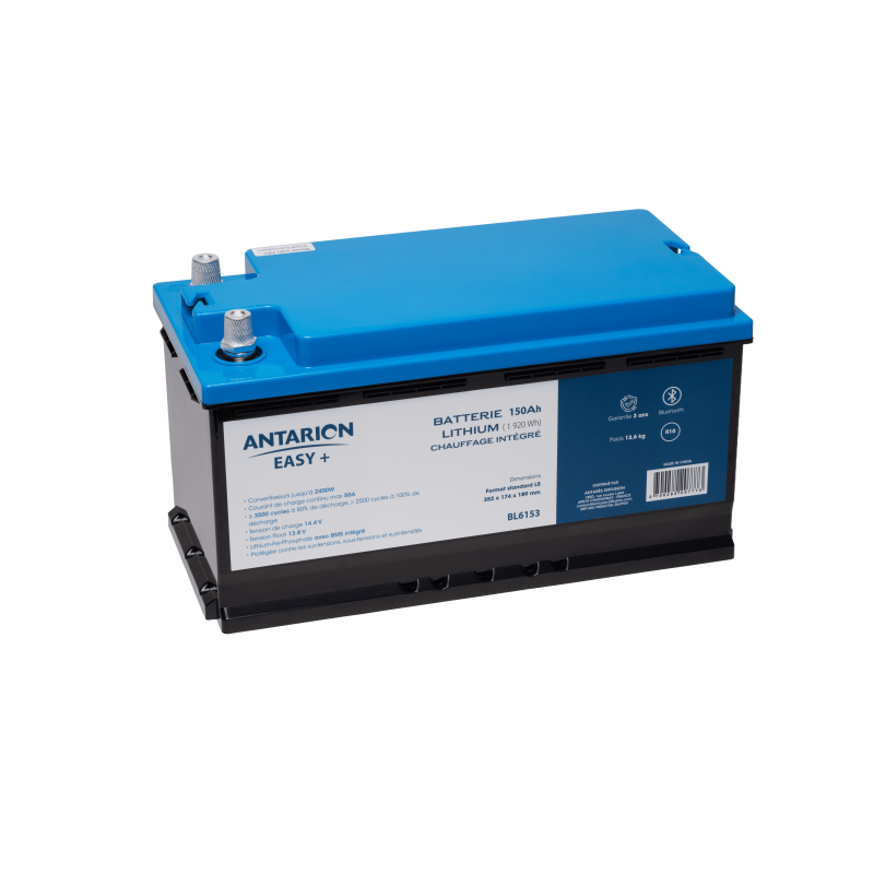 Batterie Lithium 150Ah Antarion Easy+ Chauffante Bluetooth