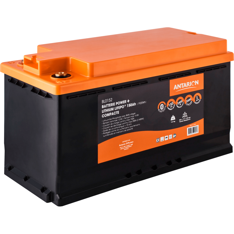 Batterie Lithium 150Ah POWER + ANTARION Bluetooth - Antarion