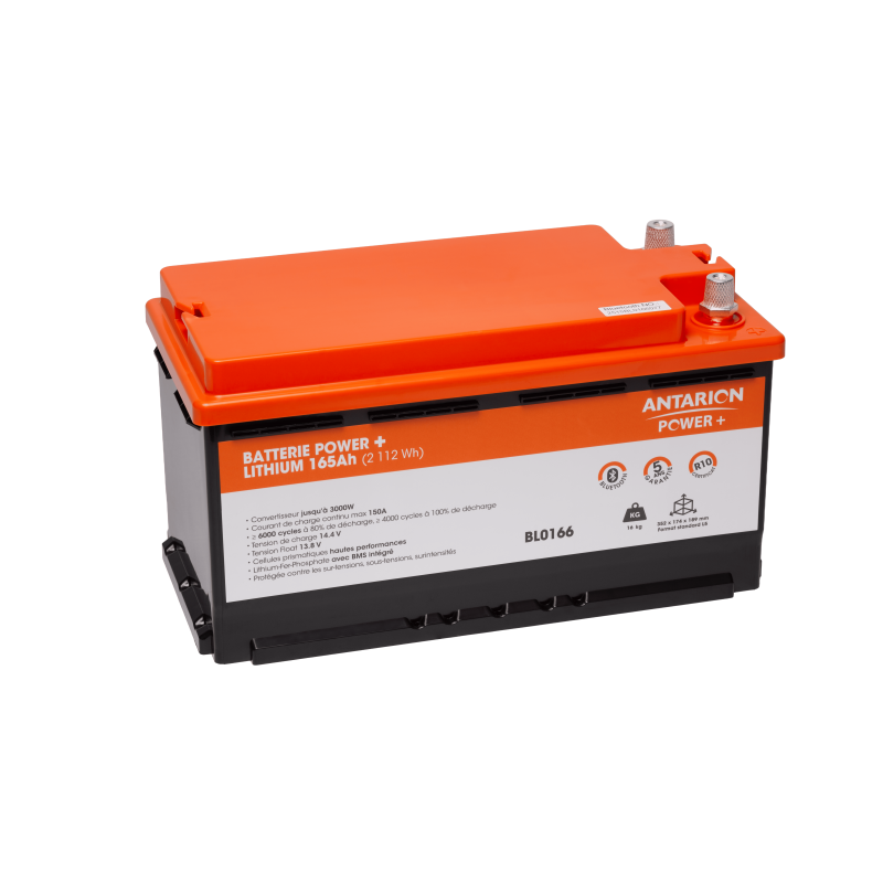 Batterie Lithium 165Ah Antarion Power+ Bluetooth | BL0166