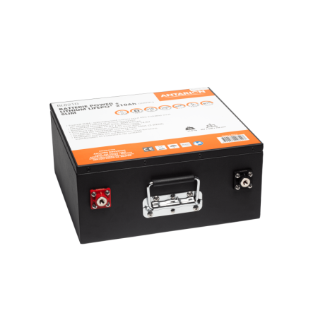 batterie lithium 210ah power + antarion  connectée slim - antarion