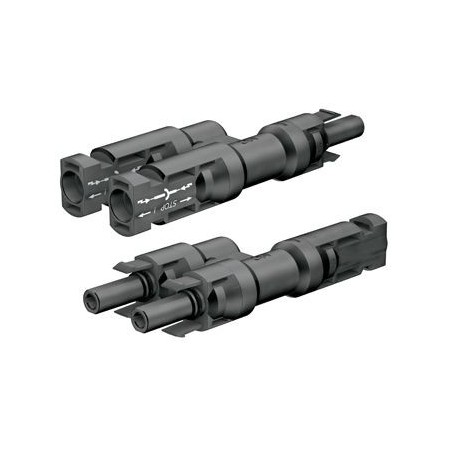 Connectique Solaire - KIT CONNECTEURS SOLAIRES PARALLELE 2 PANNEAUX - UNITECK -  - 231UNITECK