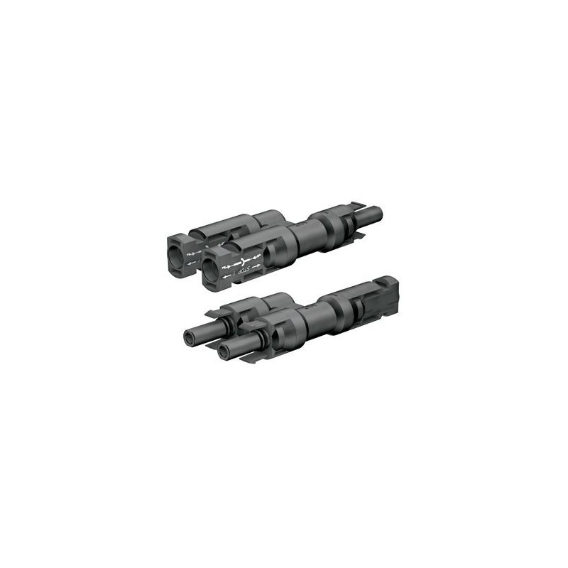 Connectique Solaire - KIT CONNECTEURS SOLAIRES PARALLELE 2 PANNEAUX - UNITECK -  - 231UNITECK