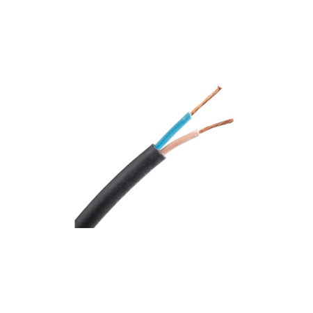 Câble Souple H05VV-F 2x1.5mm Noir 100m - Antarion Bleu