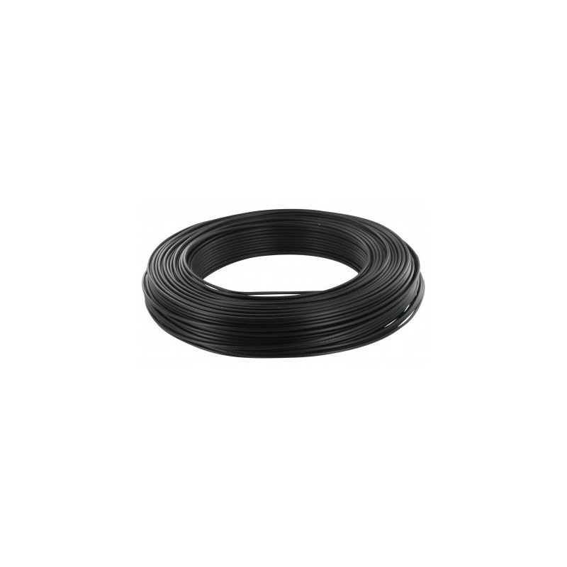 Câble Souple H07V-K 4mm2 Noir - Couronne 100m | Antarion