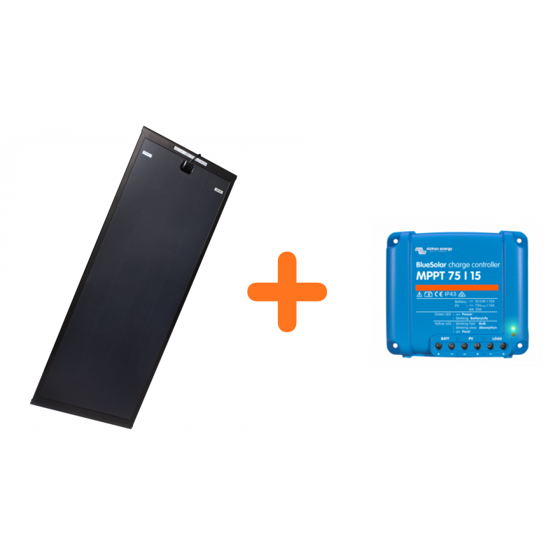 Kit Solaire Aéro Black 170W MPPT Victron Antarion SK4172