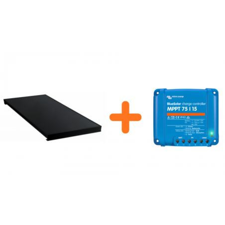 Kit Solaire Antarion 150W MPPT Victron All Black - SK1152