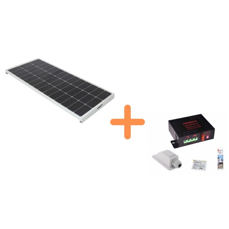 Kit Solaire Monocristallin 190W MPPT Antarion - Autonomie Énergie