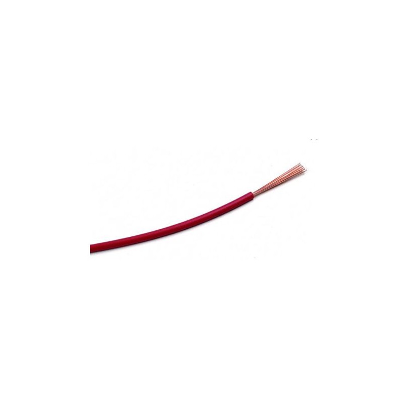 Fil rigide rouge 25mm2, au mêtre h07vk -  - H07VK25RGTGLNexans