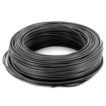 Fil rigide noir 25mm2, au mêtre h07vk-Fil rigide noir 25mm2, au mêtre H07VK