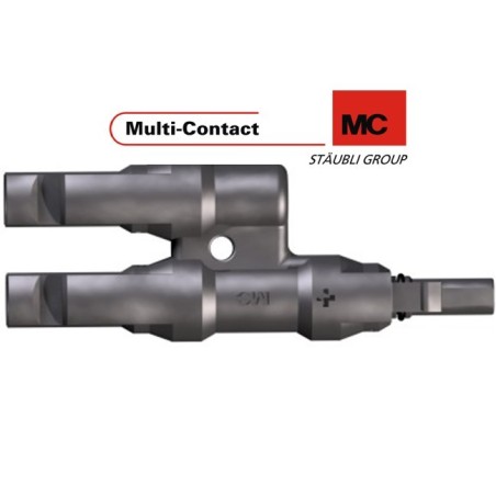 Connecteur de dérivation "y" mc4 male-femelle-femelle-Connecteur de dérivation "Y" MC4 mâle-femelle-femelle pour panneau solaire