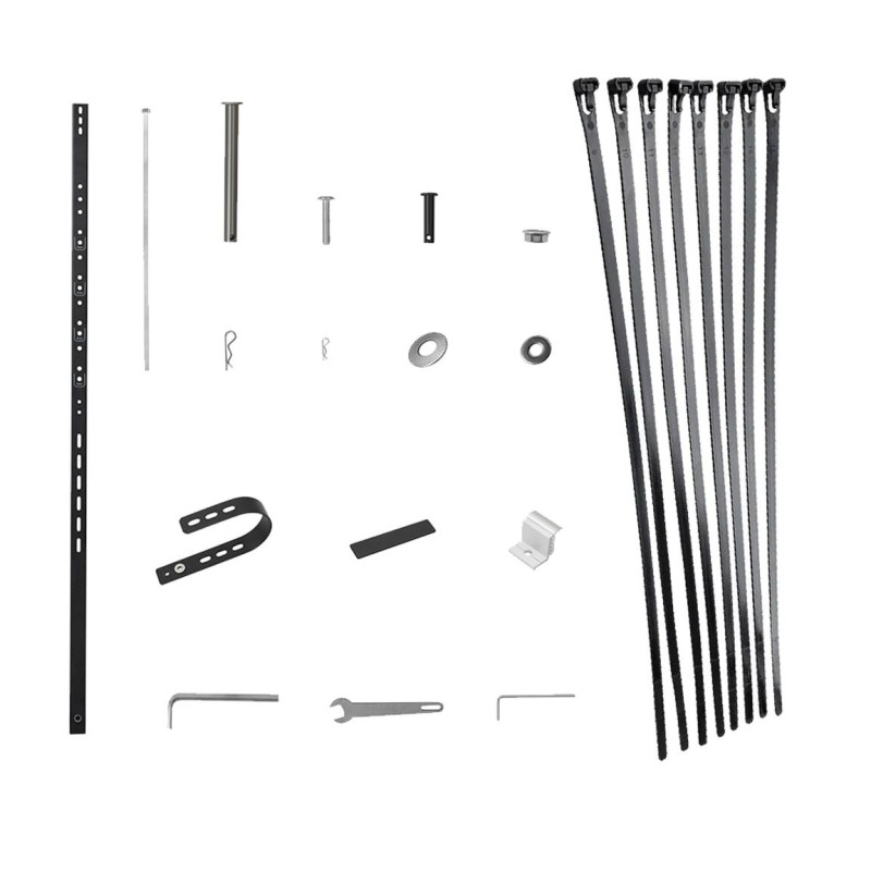 Kit Fixation Solaire Balcon EcoFlow Nylon | Installation Facile