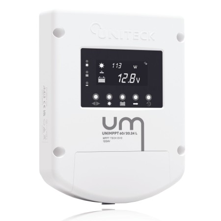 Régulateur De Charge Solaire Mppt - 12/24v - 20a - Lcd - UNIMPPT 60/20.24L - UNITECK -  - 3294UNITECK