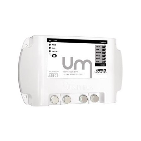 Regulateur De Charge Solaire Mppt - 12/24v - 50a - UNIMPPT 100/50.24S - UNITECK -  - 2006UNITECK