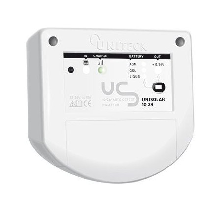 Régulateur De Charge Solaire Pwm - 12/24v - 10a - UNISOLAR 10.24 - UNITECK -  - 2UNITECK