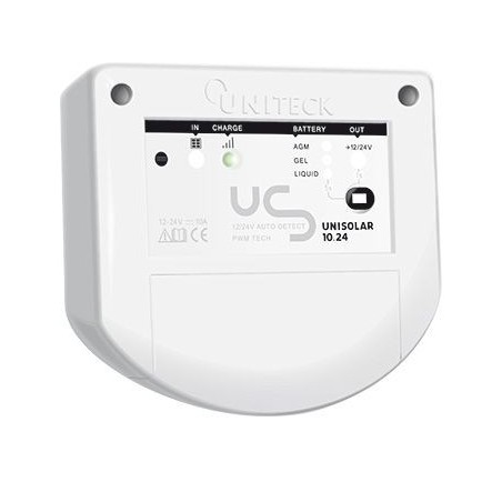 Régulateur De Charge Solaire Pwm - 12/24v - 10a - UNISOLAR 10.24 - UNITECK -  - 2UNITECK