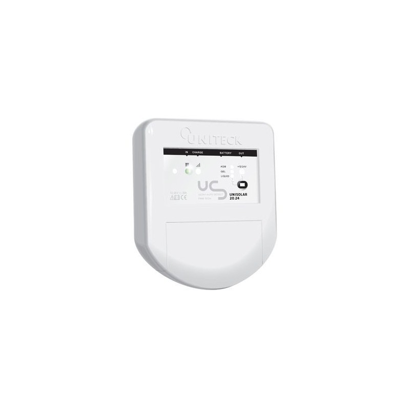 Régulateur De Charge Solaire Pwm - 12/24v - 20a - UNISOLAR 20.24 - UNITECK -  - 19UNITECK