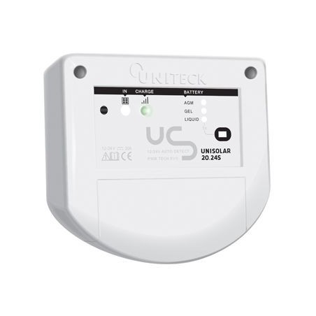 Régulateur De Charge Solaire Pwm - 12/24v - 20a - UNISOLAR 20.24S - UNITECK -  - 576UNITECK