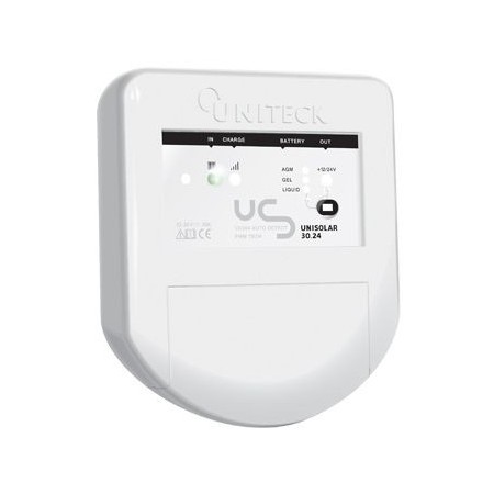 Régulateur De Charge Solaire Pwm - 12/24v - 30a - UNISOLAR 30.24 - UNITECK -  - 965UNITECK