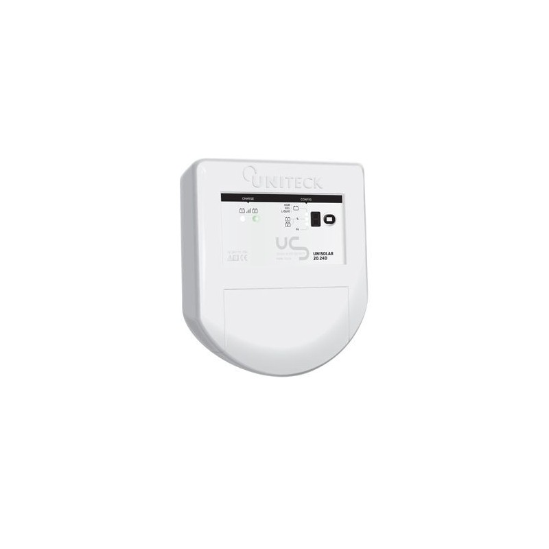 Régulateur De Charge Solaire Pwm - 12v/24v - 20a - Double Batterie - UNISOLAR 20.24 D - UNITECK -  - 26UNITECK