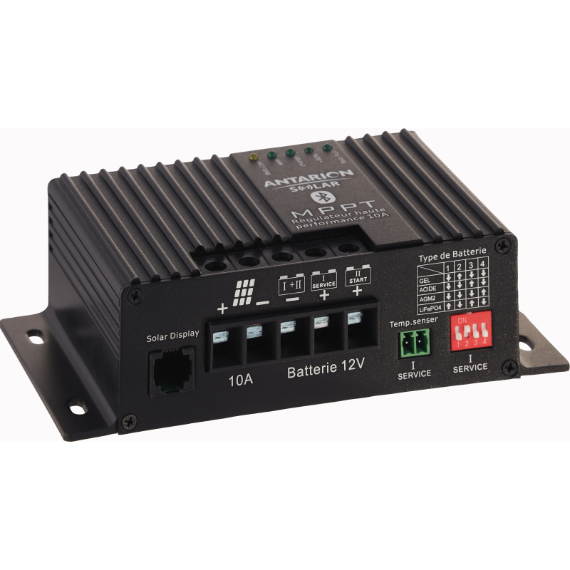 Régulateur Solaire MPPT Antarion Bluetooth 12A - SR1011