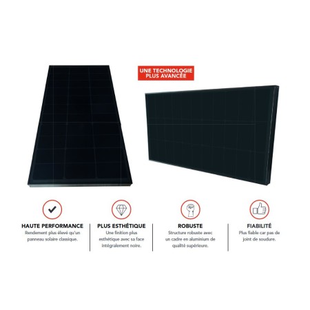Panneau Solaire nouvelle génération IBC 130W - EZA