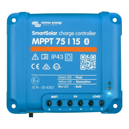 régulateur de charge mppt smart solar 75/15 - victron