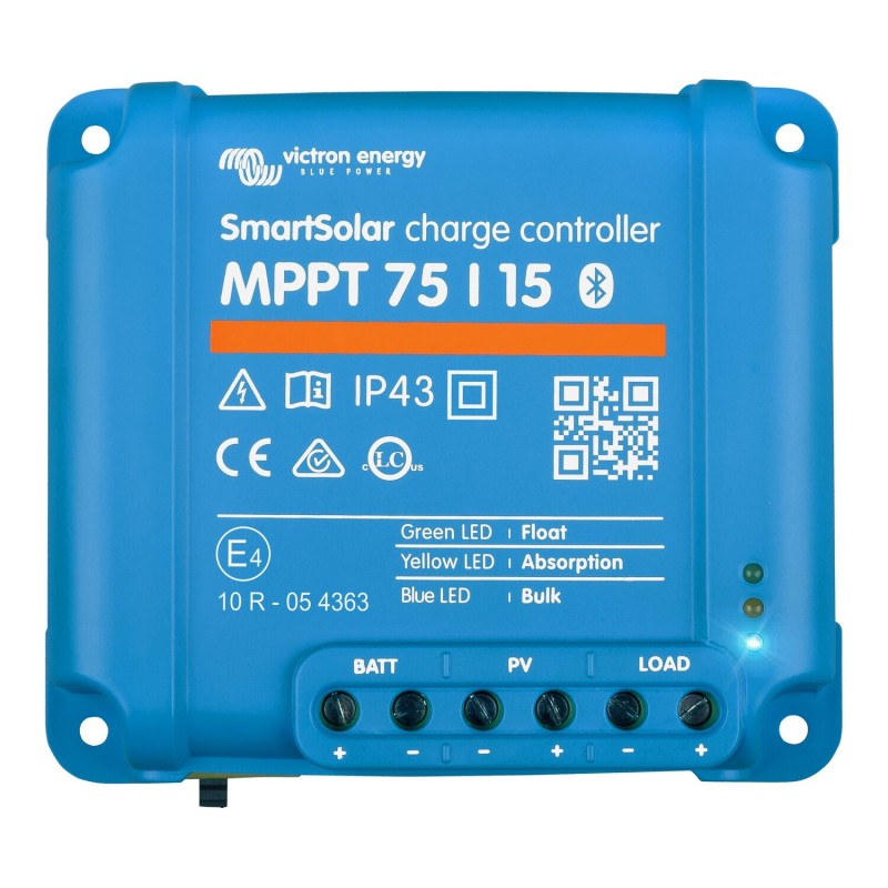 régulateur de charge mppt smart solar 75/15 - victron