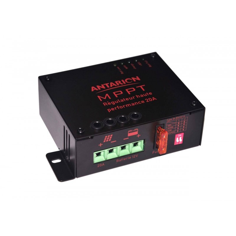 Régulateur Solaire MPPT Antarion 20A | Max Rendement
