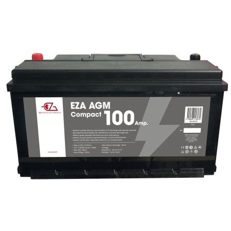 Batterie auxiliaire EZA AGM 100Ah compacte