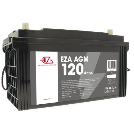 Batterie auxiliaire AGM 120Ah - EZA